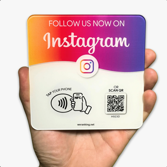 Plaque de followers Instagram