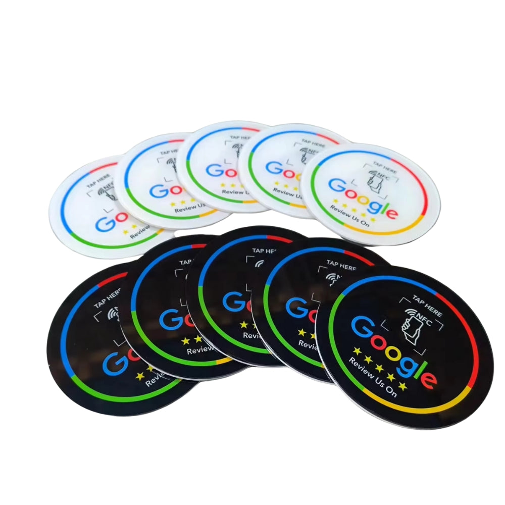 Lot de 5 Stickers d'évaluation Google